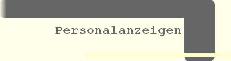 Personalanzeigen